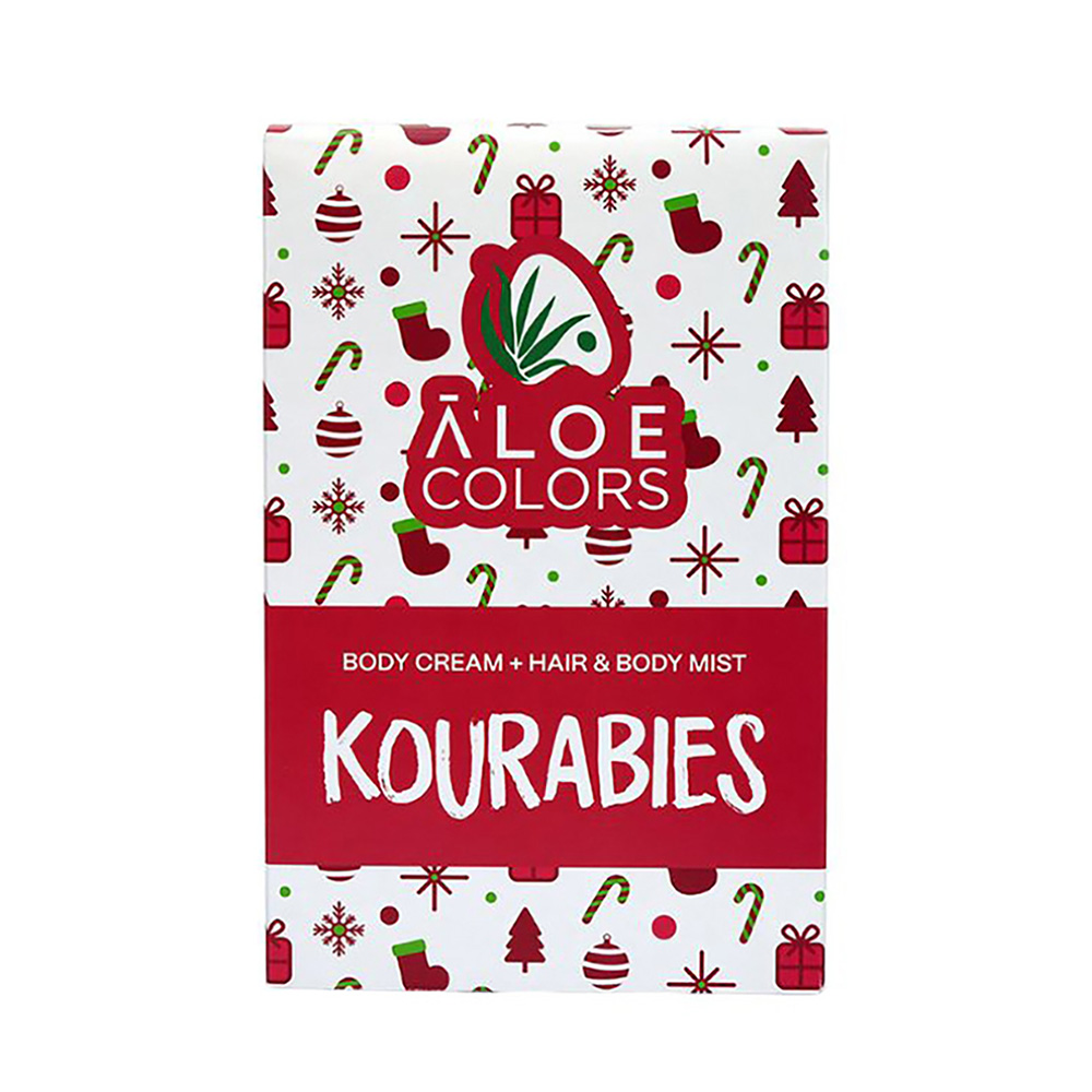 ALOE COLORS - PROMO PACK KOURABIES Body Cream - 100ml & Hair & Body Mist - 100ml